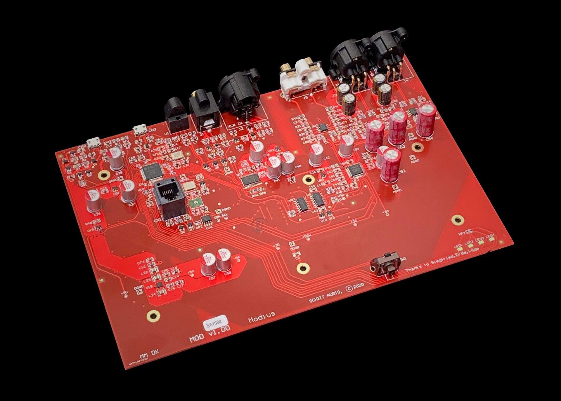 Schiit Modi 3E DAC - Delta-Sigma Digital To Analog Converter With Unison USB (Black)